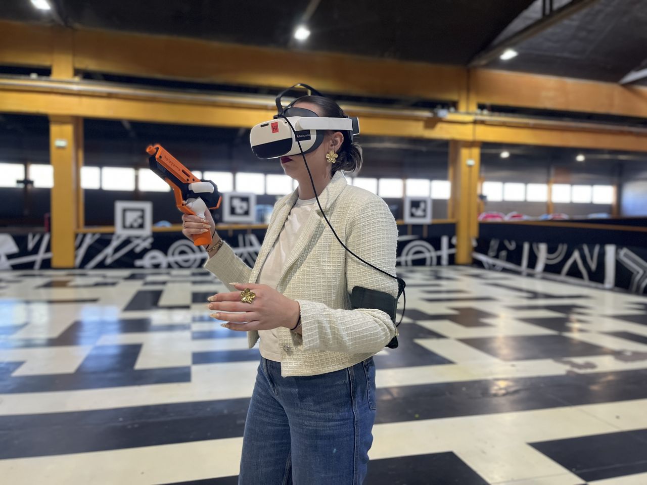 Session de réalité virtuelle chez Team Square